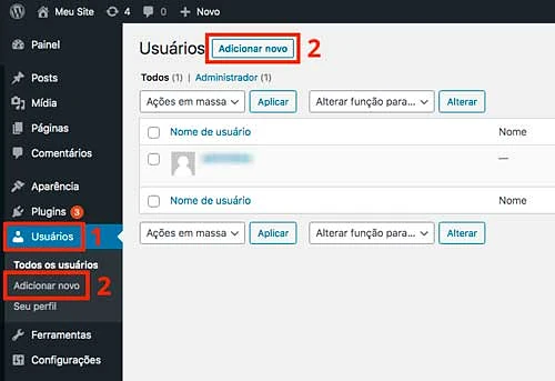 Como adicionar novos usuários e autores ao seu blog wordpress