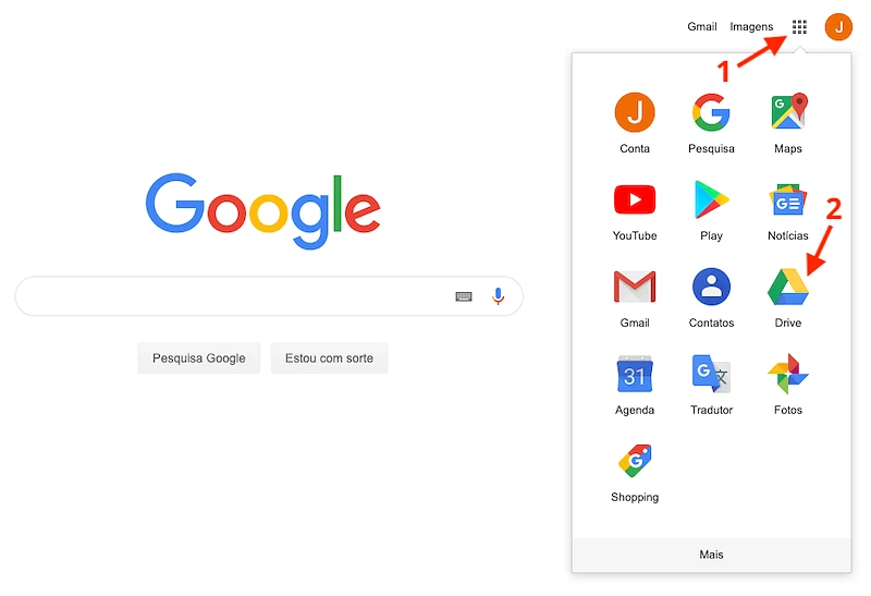 Como fazer login no Google Drive
