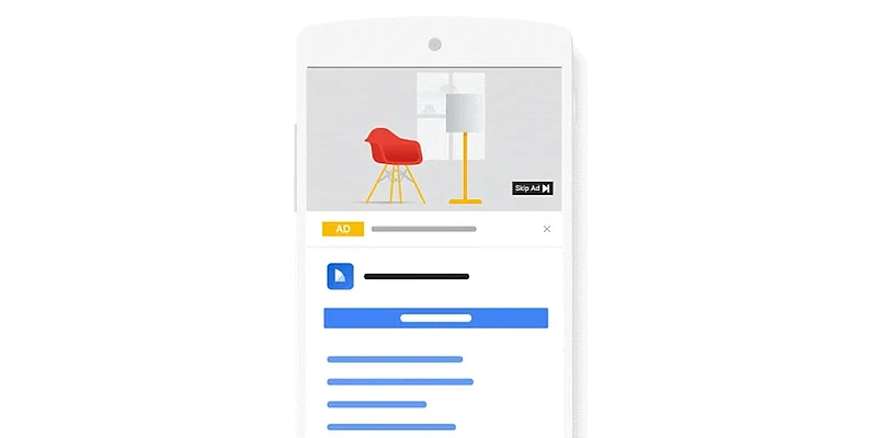 Sitelink no anúncio em vídeo do YouTube