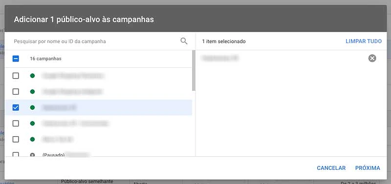 Google ads: como vincular listas de remarketing a grupos de anúncios ou a campanhas