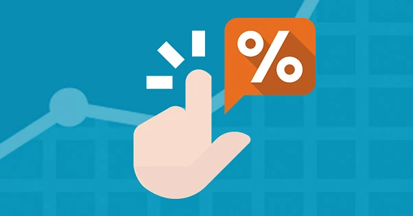 O CTR (Click-Through Rate) é exibido em porcentagem