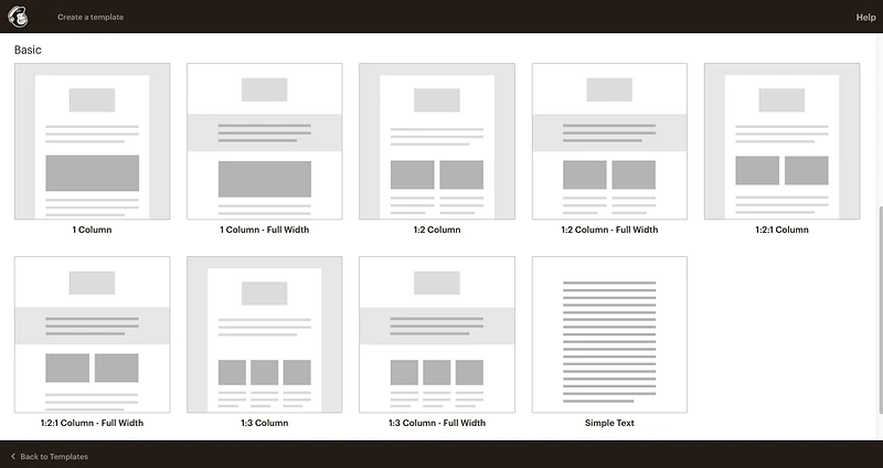 Modelos para layout de e-mail marketing