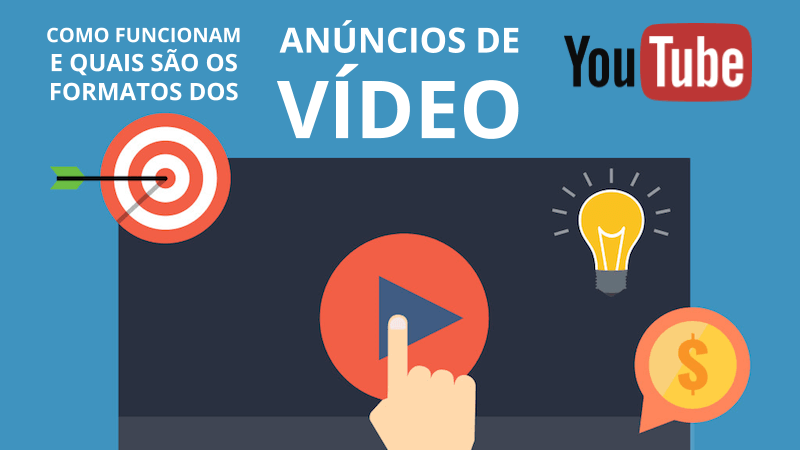 Como funcionam e quais são os formatos de anúncios de vídeo no YouTube