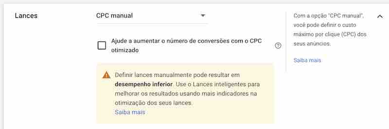 Gerenciar sua estratégia de Lances inteligentes para campanhas de display -  Ajuda do Google Ads